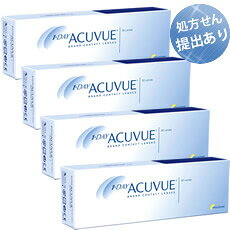 【ポスト便 送料無料★1箱2,204円+税】ワンデーアキュビュー 4箱セット(30枚入x4) 両眼2ヶ月分(ジョンソン・エンド・ジョンソン / 1DAY / 1日使い捨てコンタクトレンズ)