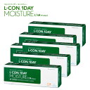 エルコンワンデーモイスチャー 30枚入りx6箱 コンタクトレンズ 1日使い捨て ワンデー 1day L-CON 1DAY MOISTURE