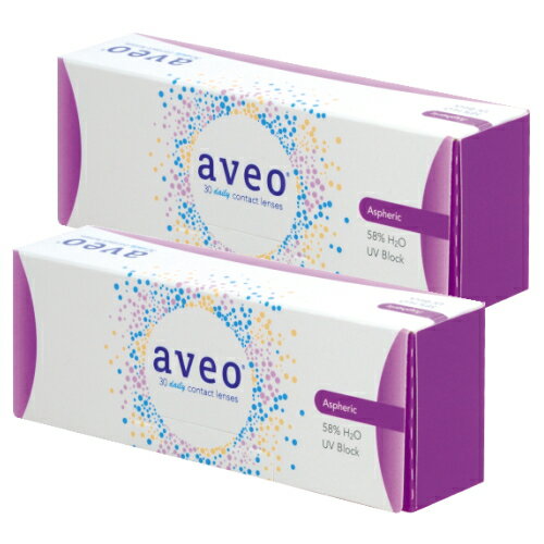 樂天商城 - 【送料無料】【2箱】 アベオワンデー 30枚入り 2箱 アイミー コンタクトレンズ 1日使い捨て UVカット うるおい成分 Aime aveo 1day