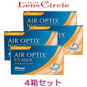 【4箱】エアオプティクスEXアクア 3枚入りx4箱 O2オプティクス コンタクトレンズ 1ヶ月使い捨て 1か月 マンスリー 1month エア オプティクス アクア ポスト投函