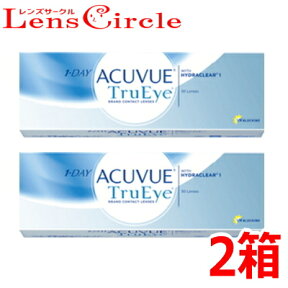 【送料無料！30枚入x2箱】ワンデーアキュビュートゥルーアイ 30枚 コンタクトレンズ 1日使い捨て 1day ACUVUE ワンデー アキビュー 1日交換 終日装用 近視 遠視【ポスト投函便30】 TE