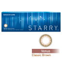 月間優良ショップ受賞スターリー ヴィーナス クラシックブラウン (10枚） STARRY Venus Classic Brown　ボシュロム　度あり カラコン ワンデー 