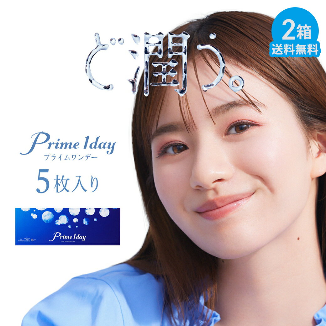 プライムワンデー 5枚入り ×2箱セット アイレ コンタクトレンズ ワンデー コンタクト 1day 1日使い捨て