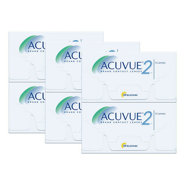 2ウィークアキュビュー ×6箱セット コンタクトレンズ 2week コンタクト 2ウィーク 2週間使い捨て ジョンソン・エンド・ジョンソン
