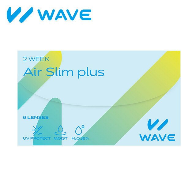 コンタクトレンズ 2week コンタクト WAVE 2ウィーク エアスリム plus 6枚入り WAVE 2ウィーク 2週間使い捨て