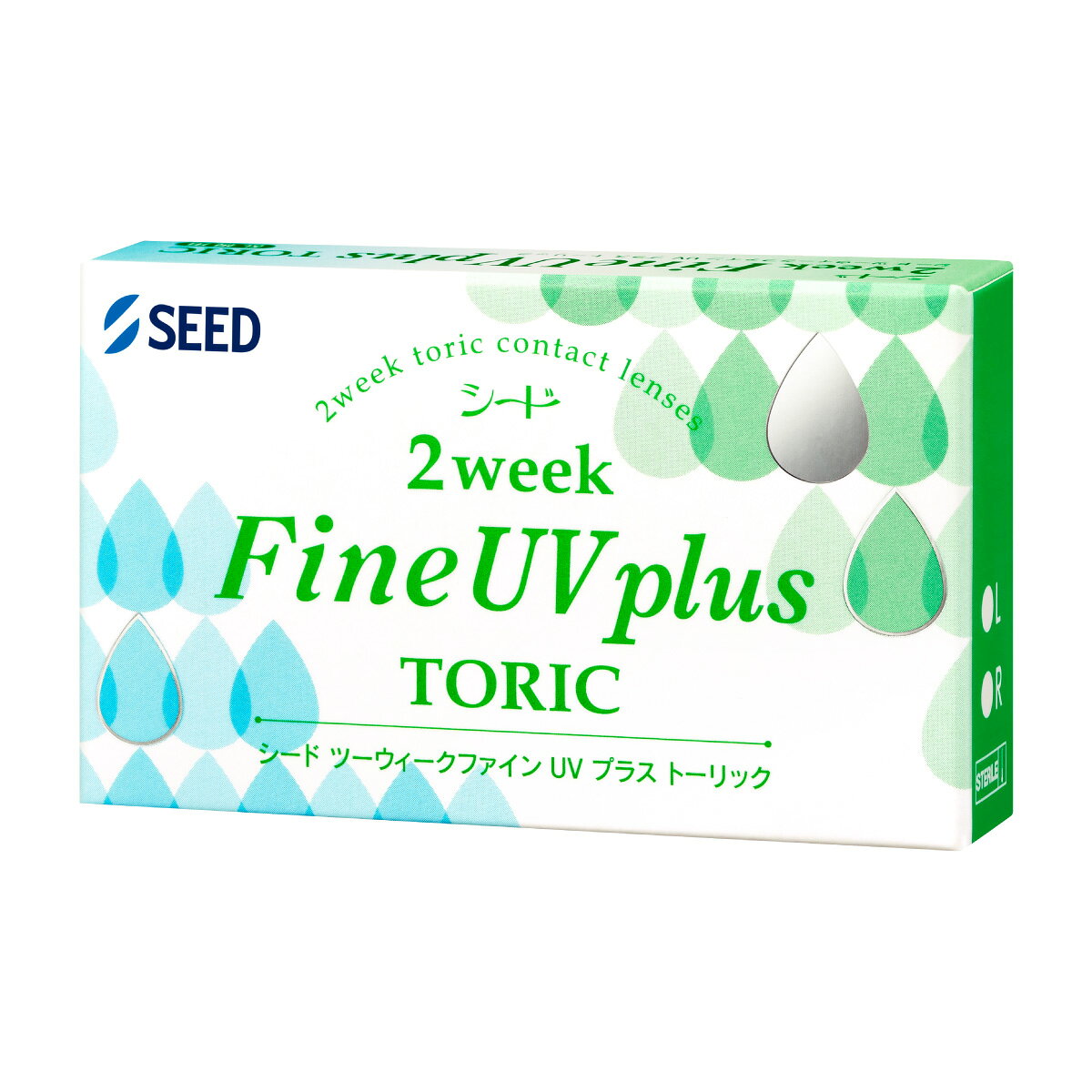 【2箱セットで送料無料★2,482円(税込2,730円)】2ウィークファインUV plus(プラス)トーリック (6枚入) (シード/2WEEK/乱視用/2週間使い捨てコンタクトレンズ ) lenspit-10000555 レンズピット! 楽天市場店 パッケージ画像