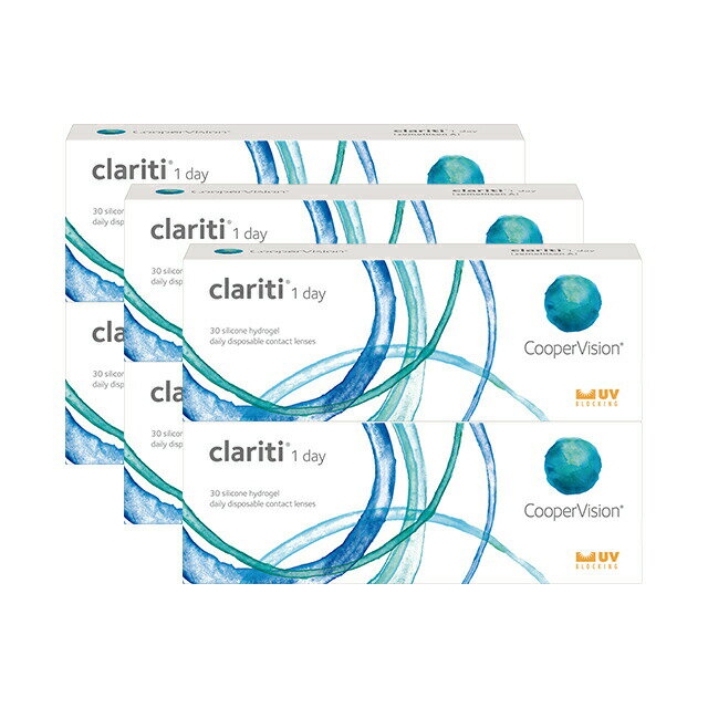 クラリティ ワンデー 30枚入り ×6箱セット クーパービジョン コンタクトレンズ ワンデー コンタクト 1day 1日使い捨て