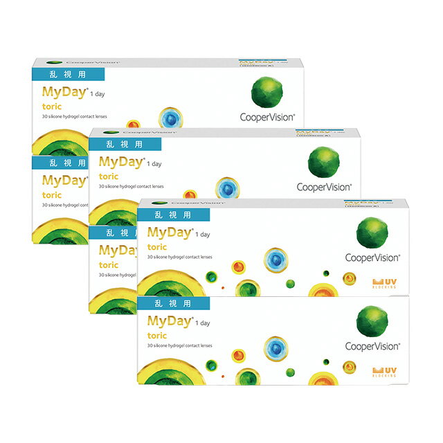 マイデイ トーリック ×6箱セット クーパービジョン 乱視 コンタクトレンズ ワンデー コンタクト 1day 1日使い捨て