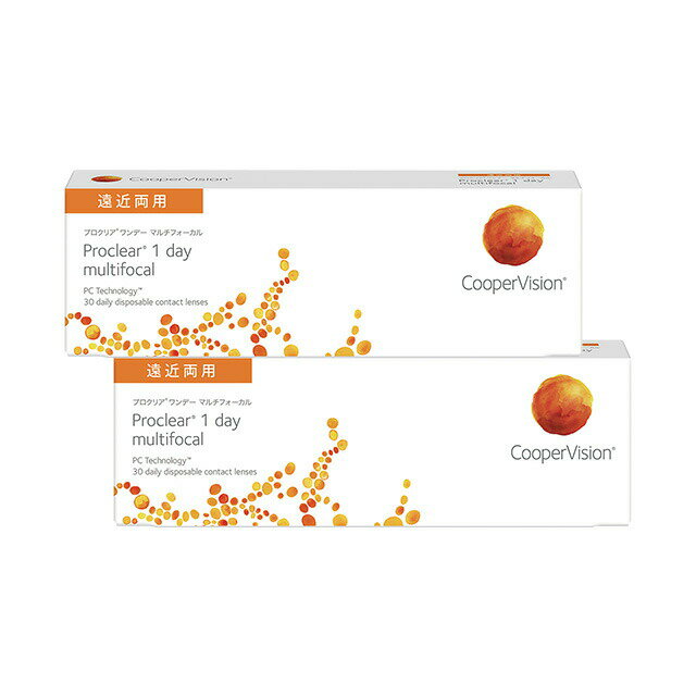 プロクリアワンデー マルチフォーカル ×2箱セット クーパービジョン 遠近両用 コンタクトレンズ ワンデー コンタクト 1day 1日使い捨て