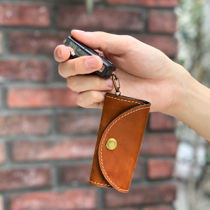 本革 4連 キーケース メンズ レディース イタリア産 ミズーリベリー スマートキー ...