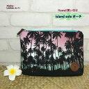 ハワイ買い付け アイランドソール island sole クラッチバッグ ポーチ ハワイ Hawaii ハワイアン雑貨 お土産 化粧ポーチ バッグインバッグ