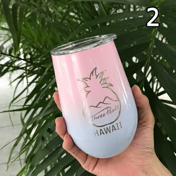 スリーピークス タンブラー 蓋つき ふた付き コップ カップ マグ ハワイ カイルア ...