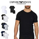 エンポリオアルマーニ 【17】 メンズ アンダーウェア Tシャツ 半袖 3枚セット CC722 110821