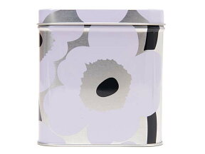 マリメッコ marimekko ウニッコ UNIKKO TIN BOX スモール 缶 ケース ホワイト×シルバー 64458 002 【あす楽対応】【HLS_DU】【あす楽_土曜営業】【RCP】