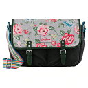 キャスキッドソン [ レインボーローズ ] コットン サドルバッグ Cath Kidston