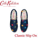 訳あり★キャスキッドソン クラッシック スリッポン トレーナー フラットシューズ Cath Kidston