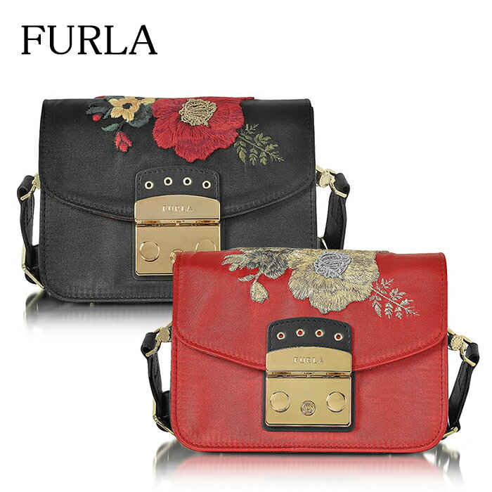 送料無料 フルラ FURLA フローラル ミニ クロスボディ