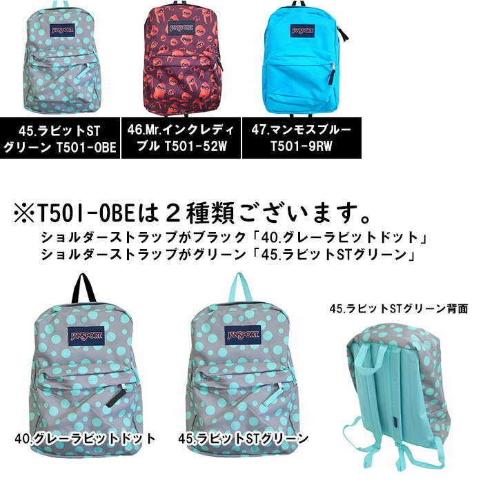 ジャンスポーツ バックパック スーパーブレイク T501 25L 4 リュックサック JANSPORT あす楽 対応