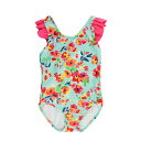 送料無料 ラッフルバッツ クロスバック ワンピース ペイントフラワーズ 水着 ビキニ SWSWH-1PPF