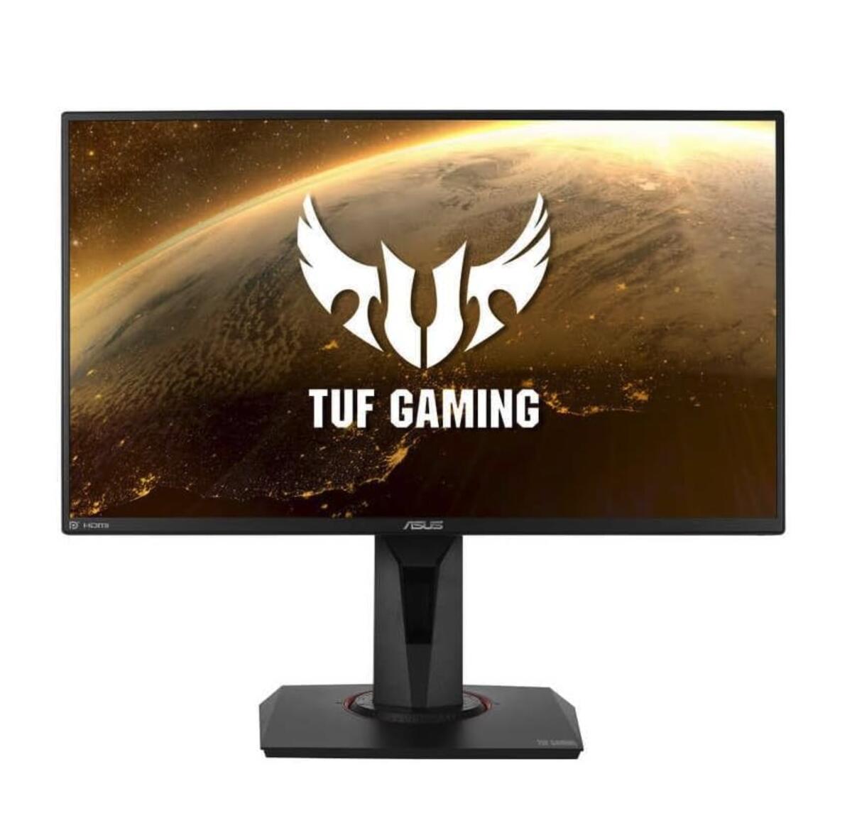 新品 ASUSTek TUF Gaming VG259QR ゲーミングモニター 24.5インチ フルHD 165Hz 1ms IPSパネル G-SYNC対応 高速応答＆滑らか映像｜FPS・eスポーツに最適