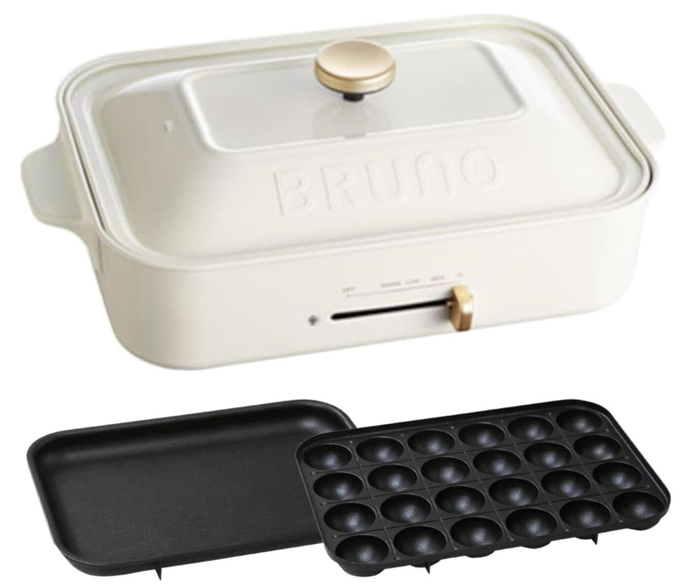 新品 ブルーノ BRUNO BOE021-WH コンパクトホットプレート ホワイト