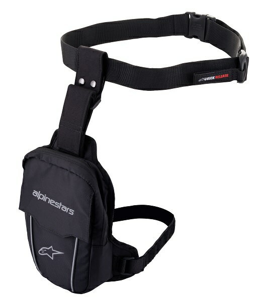 Alpinestars （アルパインスターズ） （オンロード） ACCESS THIGH BAG 1100 BLACK BLACK O/S