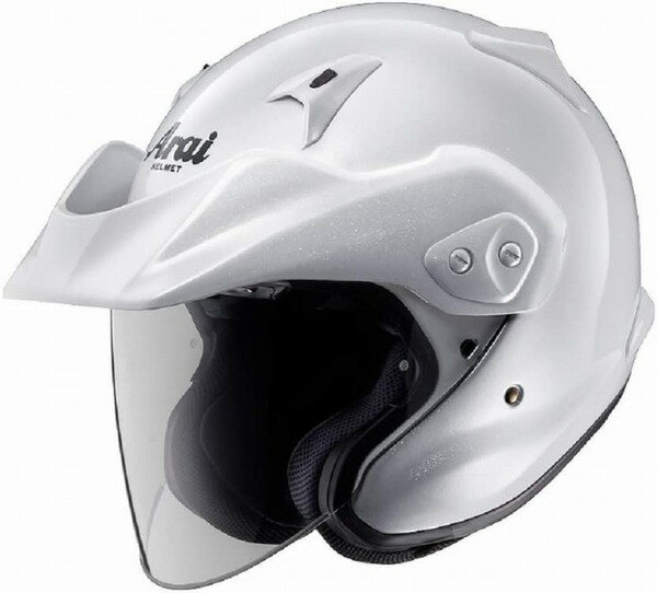 （ヘルメット バイク） ARAI （アライ） CT-Z へルメット グラスホワイト/S(55-56)サイズ