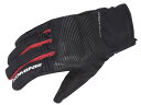 お買物マラソン!5月16日AM1時59分まで!エントリーと買い回りでポイント最大10倍!! KOMINE (コミネ) GK-245 プロテクトレイングローブ Black/Red XL(2)