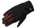 お買物マラソン!5月16日AM1時59分まで!エントリーと買い回りでポイント最大10倍!! KOMINE (コミネ) GK-2583 スーパーフィットプロテクトレイングローブ Black Red 2XL(2)