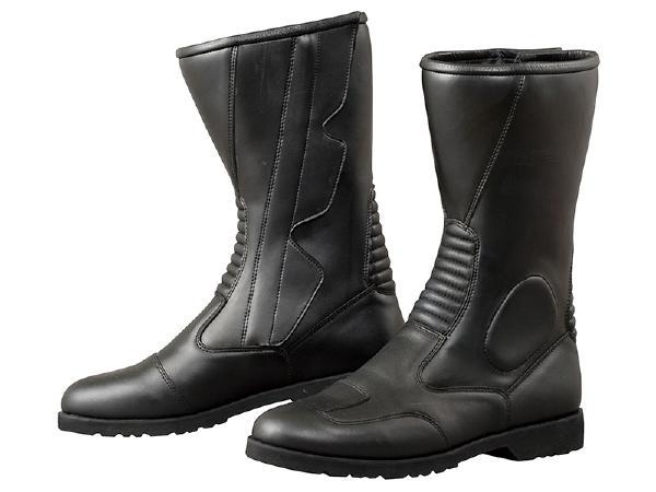 KOMINE （コミネ） K520 サイドジッパーワイドブーツ Black 26cm