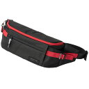 RSタイチ ウエストバッグ(5L) RSB285 BLACK/RED 5Lサイズ
