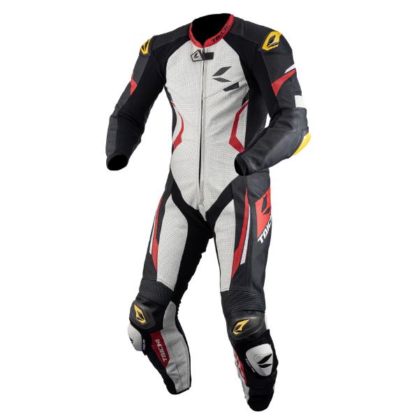 RSタイチ NXL307 GP-WRX R307 RACING SUIT BLACK/WHITE/RED 3XL/58 サイズ
