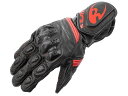 超ポイントバック祭!エントリーと期間合計購入金額に応じてポイント最大5倍!! KOMINE (コミネ) GK-266 レーシンググローブ Black Red 2XL