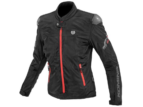 KOMINE （コミネ） JK-175 エニグマライト メッシュジャケット Black Red 2XL