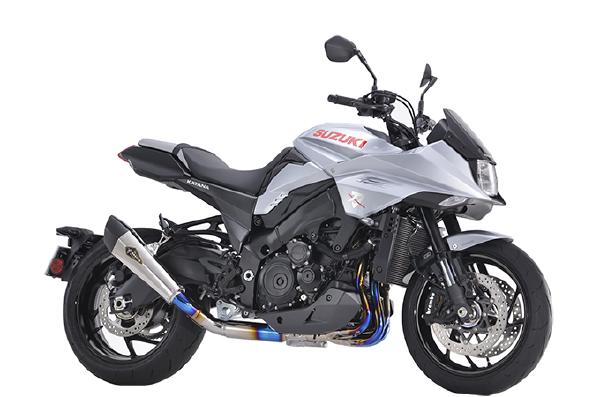 お買物マラソン!1月29日AM1時59分まで!エントリーと買い回りでポイント最大10倍!! アールズギア rs gear リアルスペック チタンポリッシュ スズキ KATANA 19- RS16-01RT 政府認証 （返品 交換不可商品）