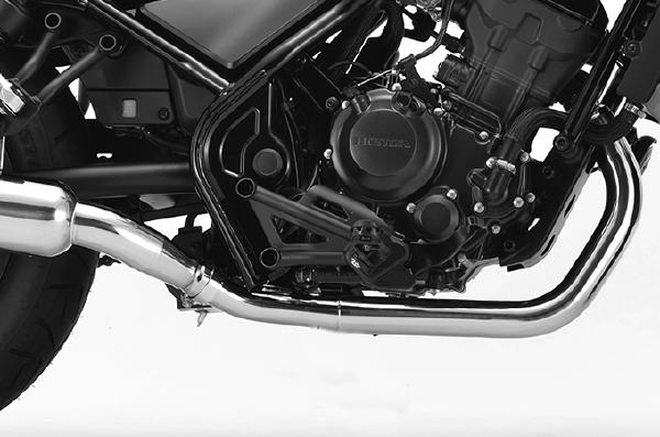 アールズギア rs gear ワイバーン （ワイバン）クラシックエキゾーストパイプ ステンポリッシュ ホンダ Rebel250 17- WH29-EXCP 政府認証 （返品 交換不可商品）