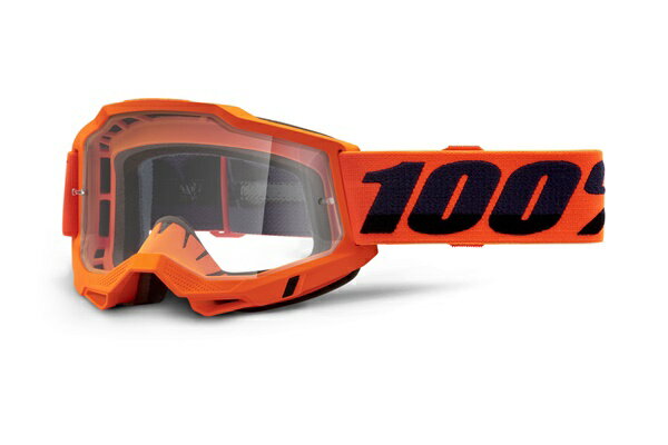 100% （100パーセント） ACCURI 2 （アキュリ2 ACCURI2） Goggle Orange - Clear Lens