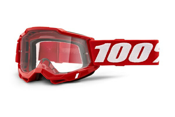 100% （100パーセント） ACCURI 2 OTG Goggle Red - Clear Lens