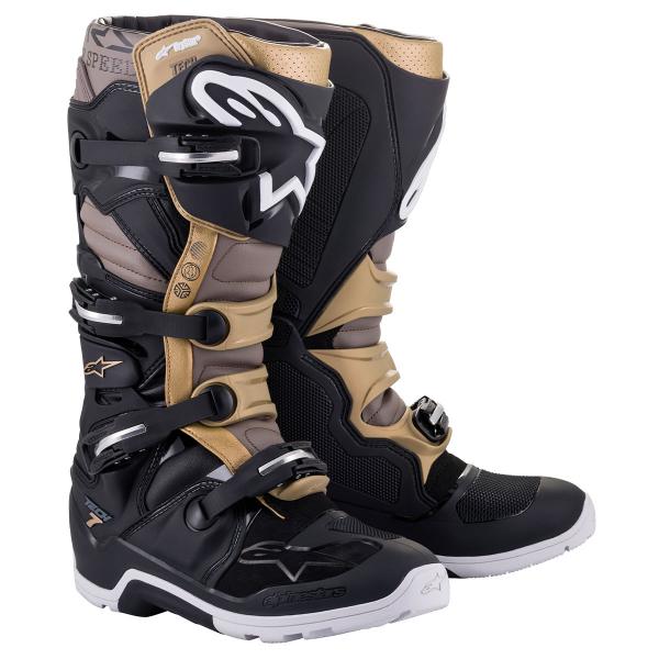 Alpinestars （アルパインスターズ） （オフロード） TECH7 ED ドライスター BLK/GRY/GLD 9(27.5cm) 2012620-1959-9