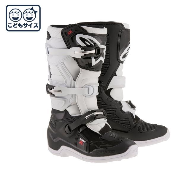 Alpinestars （アルパインスターズ） （オフロード） TECH7S Jr BLK/WHT (12) 5(24.0cm) 2015017-12-5