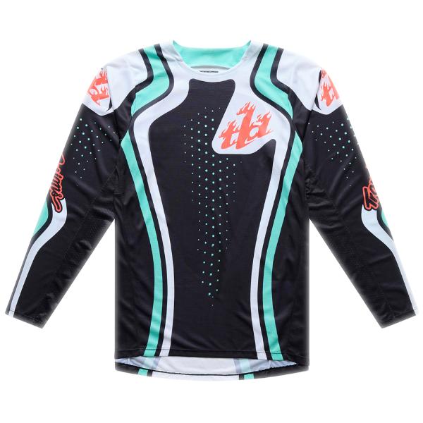 Other - 5月16日AM1時59分までお買物マラソン!エントリーと買い回りでポイント最大15倍!!　Troy Lee Design （トロイリー デザイン） TDU229 GP PRO ジャージ ROLLER BLACK TEAL XL