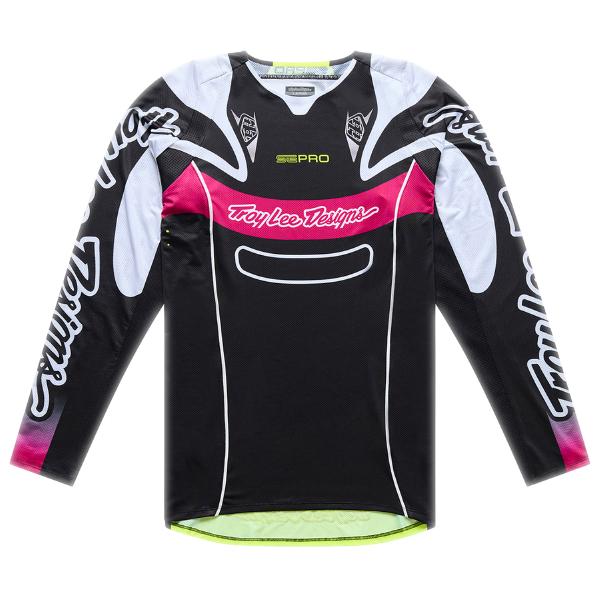 Racing Suits - 5月16日AM1時59分までお買物マラソン!エントリーと買い回りでポイント最大15倍!!　Troy Lee Design （トロイリー デザイン） TDU230 SE PRO ジャージ SALVO BLACK WHITE L