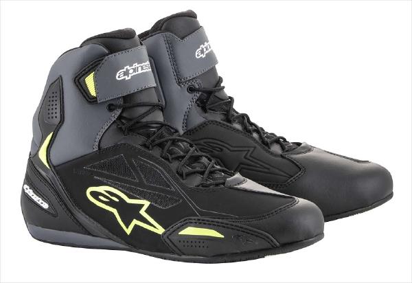 Alpinestars （アルパインスターズ） （オンロード） FASTER 3 DRYSTAR SHOE 175 BLACK GRAY YELLOW FLUO 10