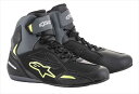 Alpinestars （アルパインスターズ） （オンロード） FASTER 3 DRYSTAR SHOE　175 BLACK GRAY YELLOW FLUO　10 その1