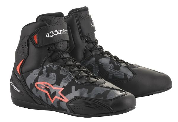 Alpinestars （アルパインスターズ） （オンロード） FASTER 3 SHOE　9003 BLACK GRAY CAMO RED FLUO　9.5