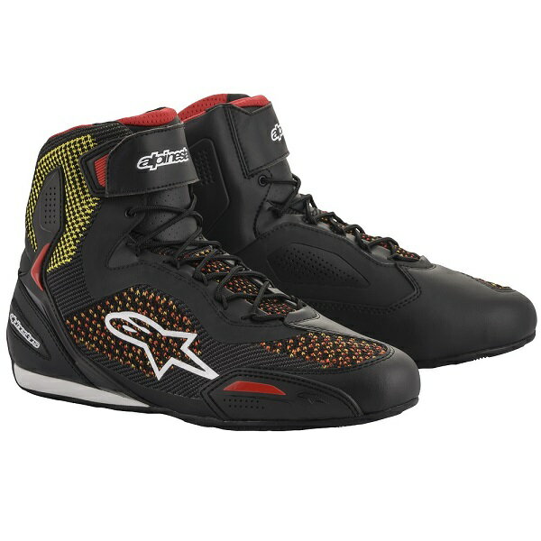 Alpinestars （アルパインスターズ） （オンロード） FASTER 3 RIDEKNIT SHOE 1530 BLACK YELLOW RED 9