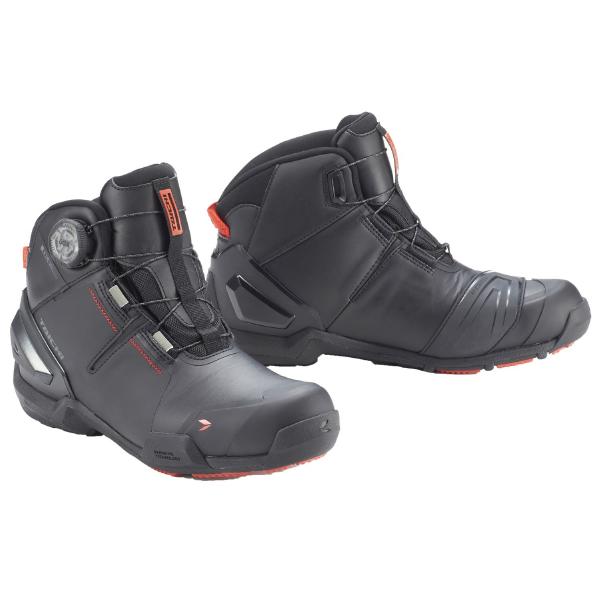 お買物マラソン!3月26日AM1時59分まで!エントリーと買い回りでポイント最大10倍!! RSタイチ RSS016 DRYMASTER ストライカー シューズ BLACK/RED 25.0cm 予約商品 2026年 8月上旬以降発売予定