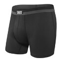 スーパーセール!6月11日AM1時59分まで!エントリーと買い回りでポイント最大10倍!! SAXX (サックス) SPORT MESH (スポーツメッシュ) BOXER BRIEF FLY SXBB12F BLK Lサイズ(2)