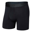 SAXX iTbNXj 22ND CENTURY SILK BOXER BRIEF FLY SXBB67 BLK LTCY