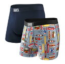 SAXX (サックス) EVERYDAY ULTRA (ウルトラ) BOXER 2PACKS SXPP2U BQN XLサイズ(2)